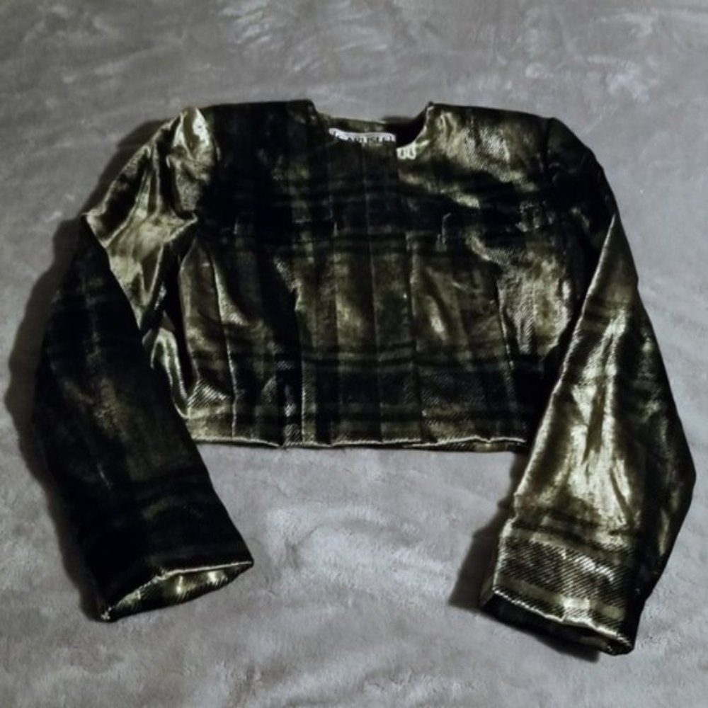 Gorgeous Carlisle Velvet Plaid Blazer